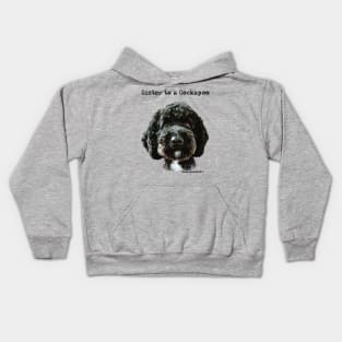 Cockapoo Dog Sister Kids Hoodie